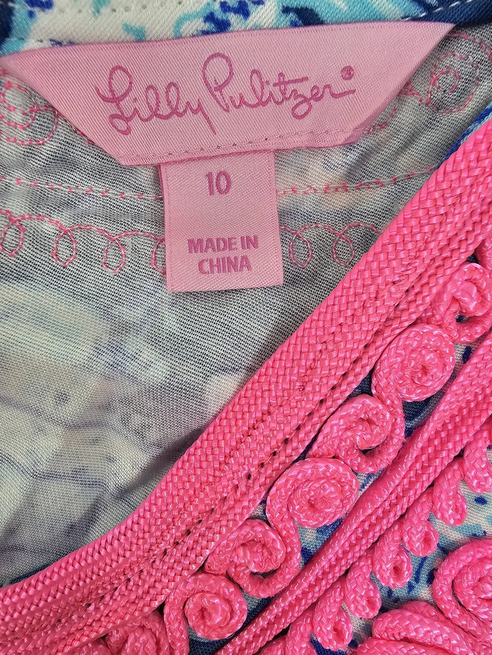 LILLY PULITZER Joy Ride Elephant Carlotta Stretch Shift Embroidered Dress 10 - Picture 5 of 16